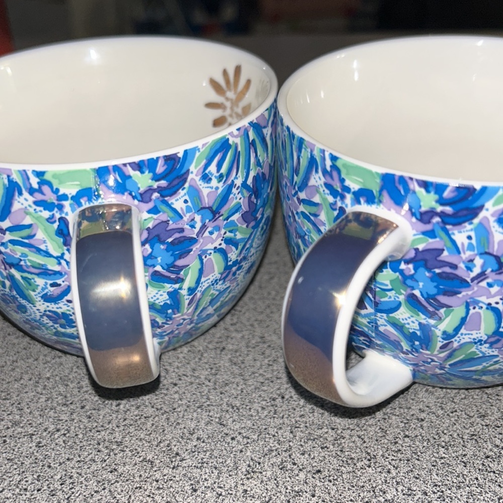 Lilly Pulitzer ceramic mugs. Set of two.  12oz size - Picture 11 of 15